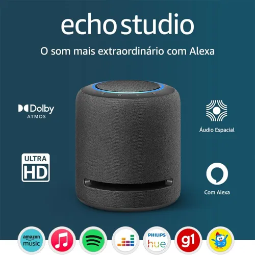 Alexa Echo Studio.